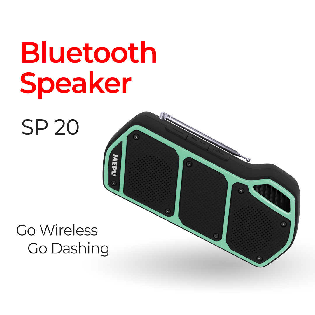 MEPL Portable Bluetooth Speaker SP 20 – GREEN