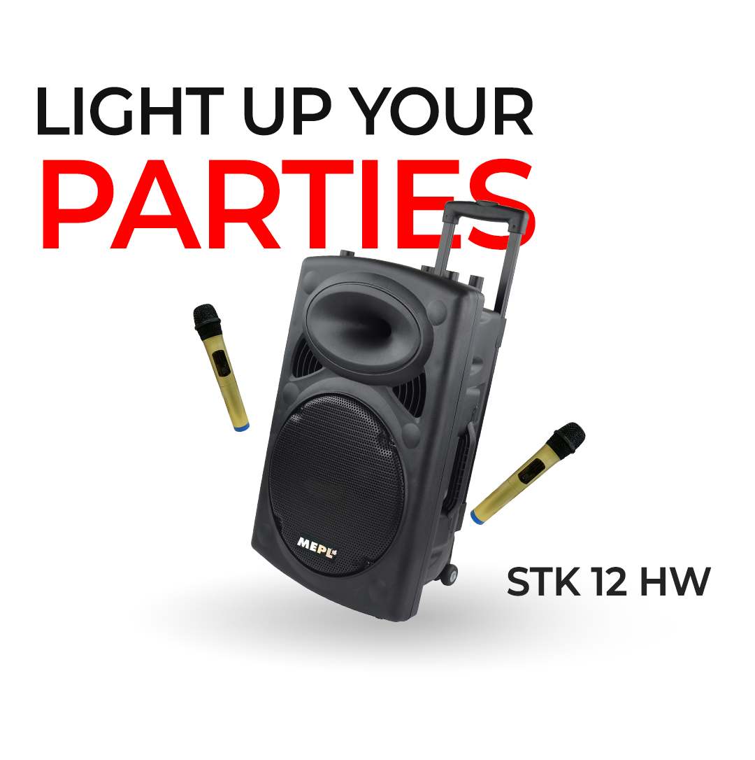 MEPL Portable Karaoke Speaker STK 12 HW