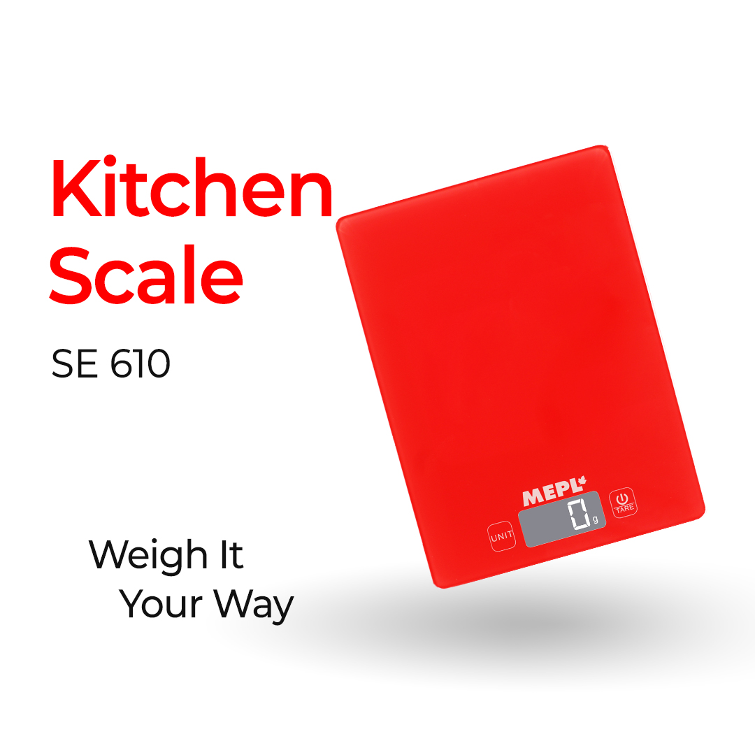 MEPL Electronic Kitchen Scale SE 610– RED